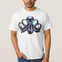 Octopus Cibernético - Criatura Futurística Do Mar
