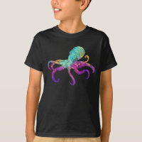 Octopus Colorful Kraken Sea Animal Art