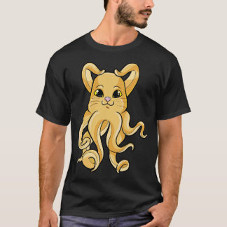 Camiseta Octopus com 8 Braços como Gato