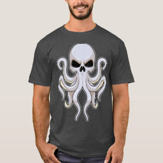 Camiseta Octopus com 8 Braços Crânio