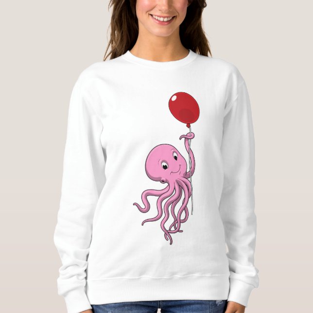 Camiseta Octopus com balão (Frente)