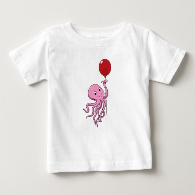 Camiseta Octopus com balão (Frente)