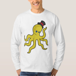 Camiseta Octopus com chapéu
