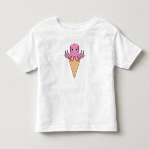 Camiseta Octopus com cone de Sorvete
