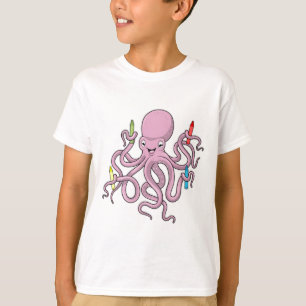Camiseta Octopus com Crayon