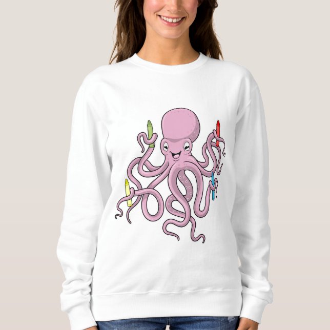 Camiseta Octopus com Crayon (Frente)