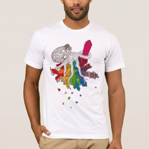 Camiseta Octopus com Cristais