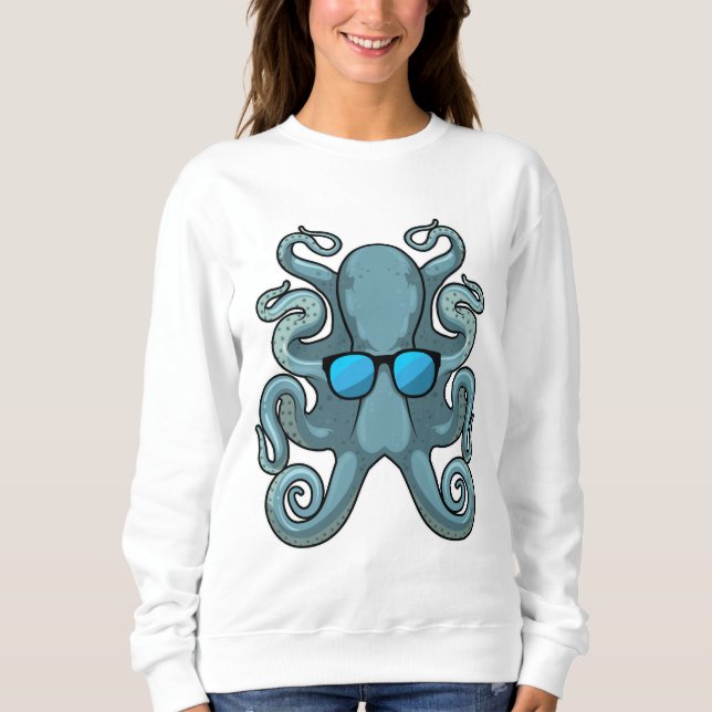Camiseta Octopus com óculos de sol (Frente)