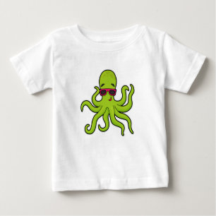 Camiseta Octopus com óculos de sol