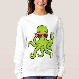 Camiseta Octopus com óculos de sol
