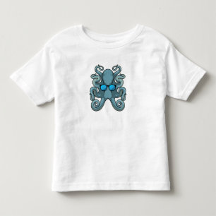 Camiseta Octopus com óculos de sol