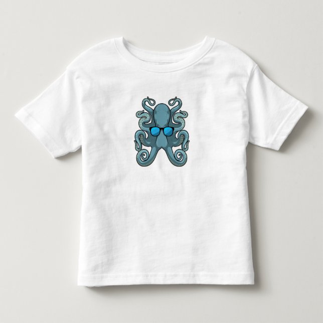 Camiseta Octopus com óculos de sol (Frente)