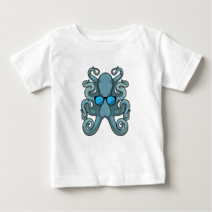 Camiseta Octopus com óculos de sol