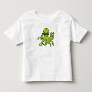 Camiseta Octopus com óculos de sol
