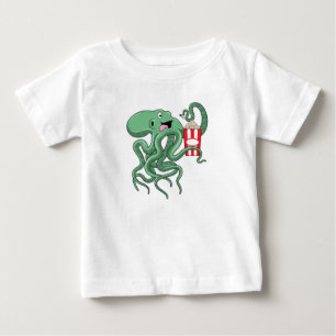 Camiseta Octopus com pipoca