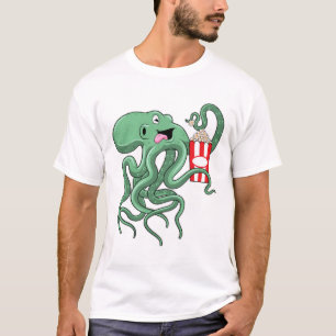 Camiseta Octopus com pipoca