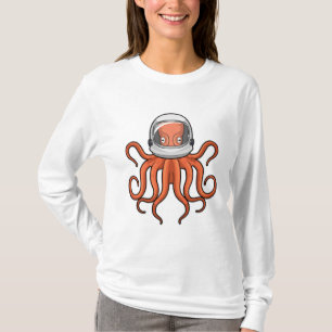 Camiseta Octopus como astronauta