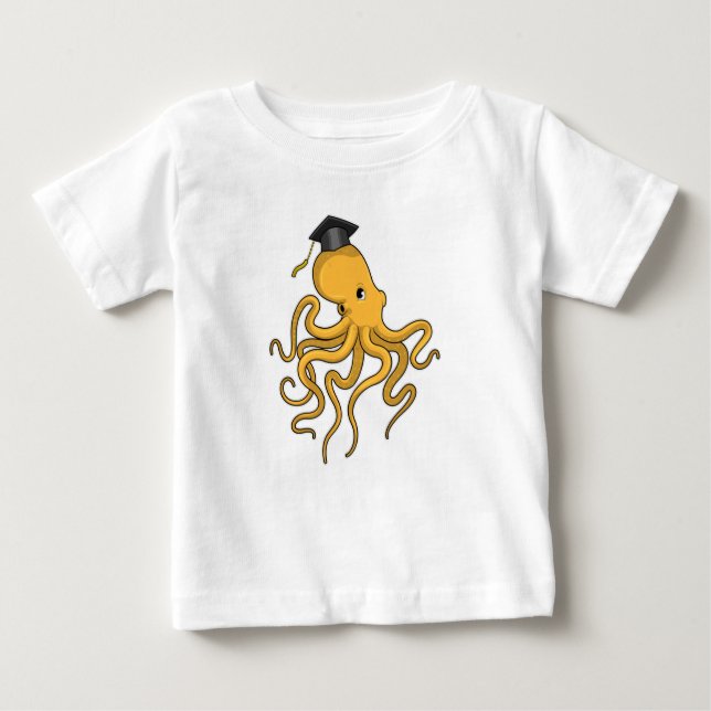 Camiseta Octopus como estudante de Diploma (Frente)