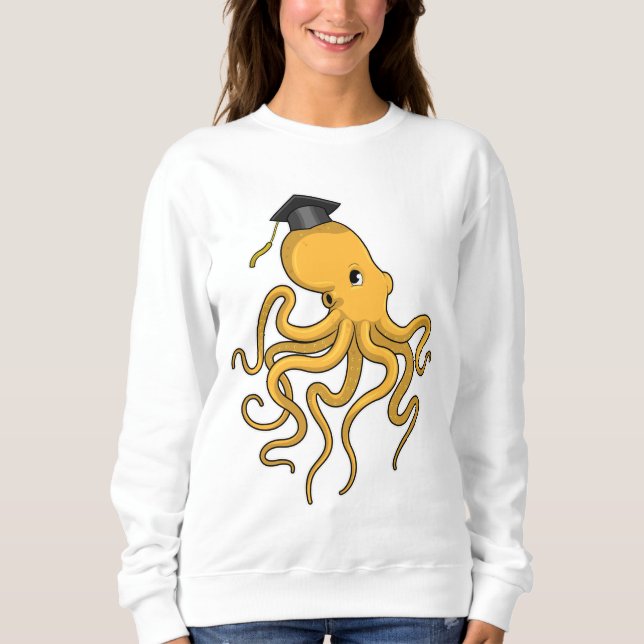 Camiseta Octopus como estudante de Diploma (Frente)