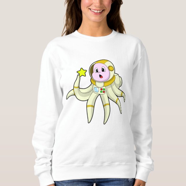 Camiseta Octopus como mergulhador com estrela (Frente)