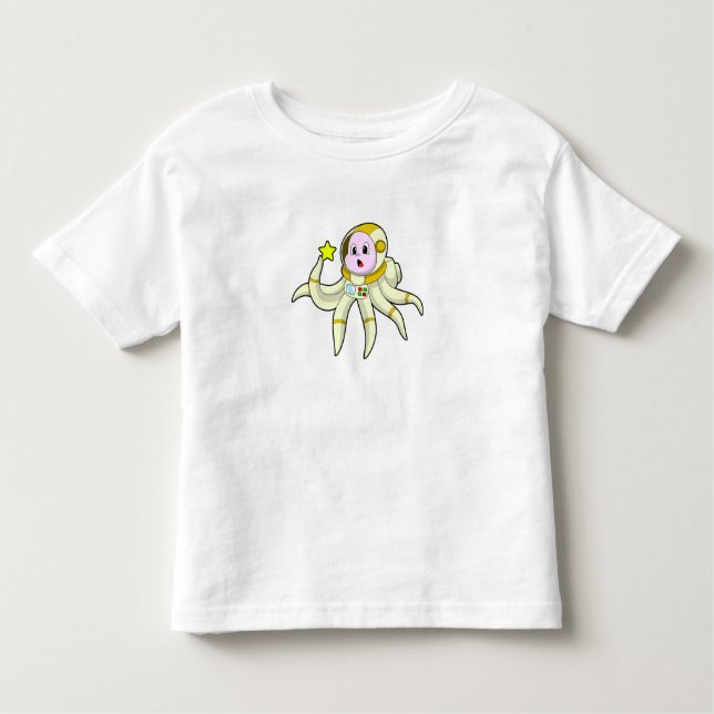 Camiseta Octopus como mergulhador com estrela (Frente)