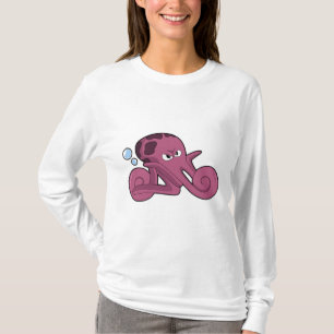 Camiseta Octopus como motociclo