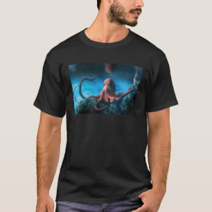 Camiseta Octopus Cujo Vintage Kraken Monster Tentáculos