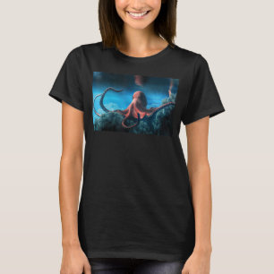 Camiseta Octopus Cujo Vintage Kraken Monster Tentáculos
