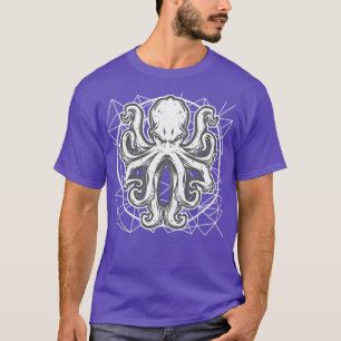 Camiseta Octopus da criação do mar Kraken de Aquário
