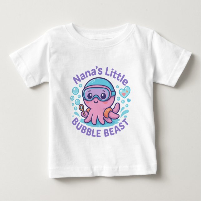 Camiseta Octopus da Pequena Borracha de Nana (Frente)