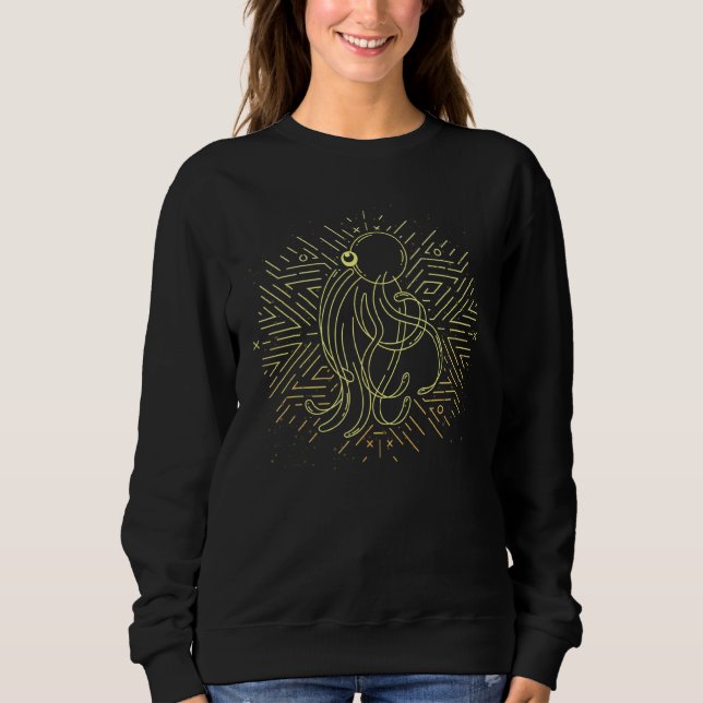 Camiseta Octopus de Aquário Kraken Oceânico (Frente)