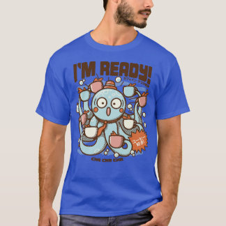 Camiseta Octopus de café pronto para o Im por Tobe Fonseca
