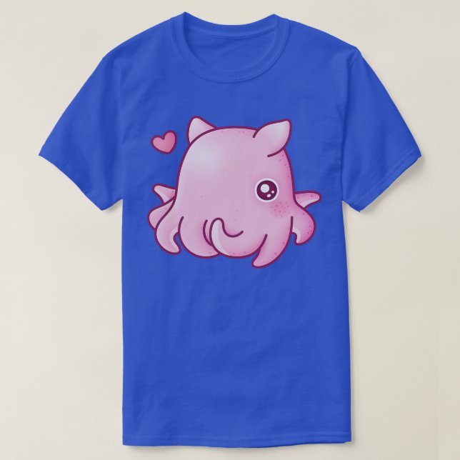 Camiseta Octopus de Flapjack Cor-de-Rosa (Frente do Design)