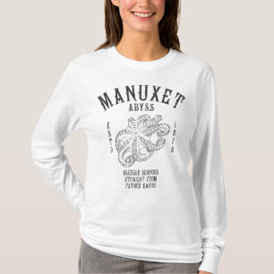 Camiseta Octopus de lula de profundidade de marisco