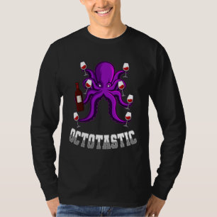 Camiseta Octopus do Bebendo de vinho