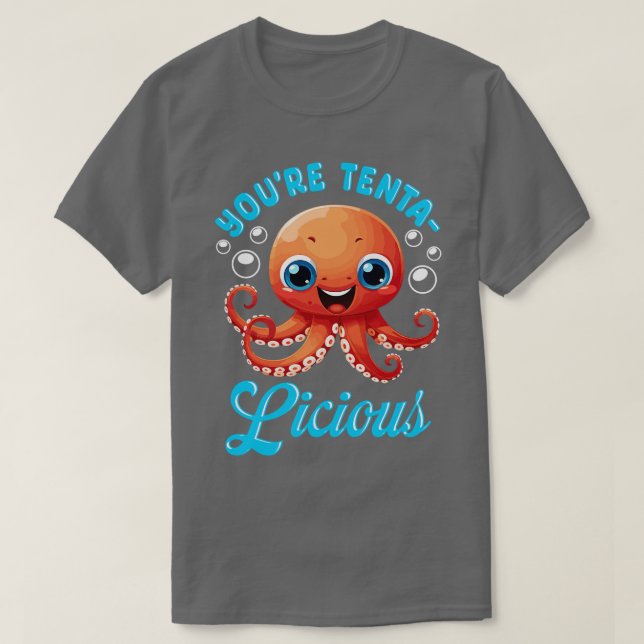 Camiseta Octopus do Dia de Conservação da Vida Selvagem (Frente do Design)