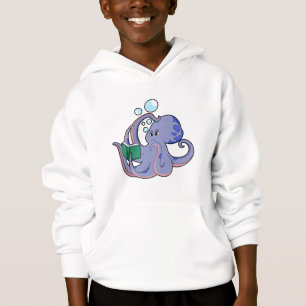 Camiseta Octopus em Leitura com Livro