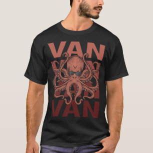 Camiseta Octopus Engraçado - Nome da Van