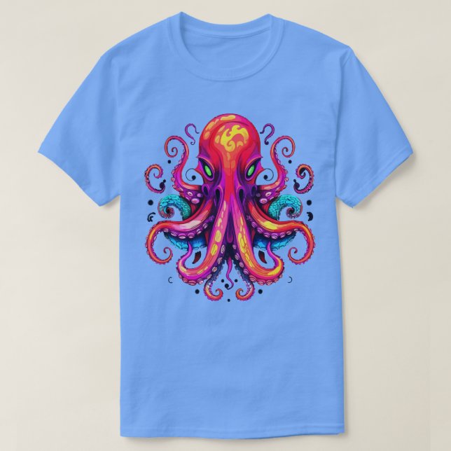 Camiseta Octopus Halloween (Frente do Design)