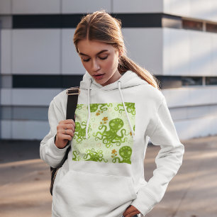 Camiseta Octopus Hoodie Verde