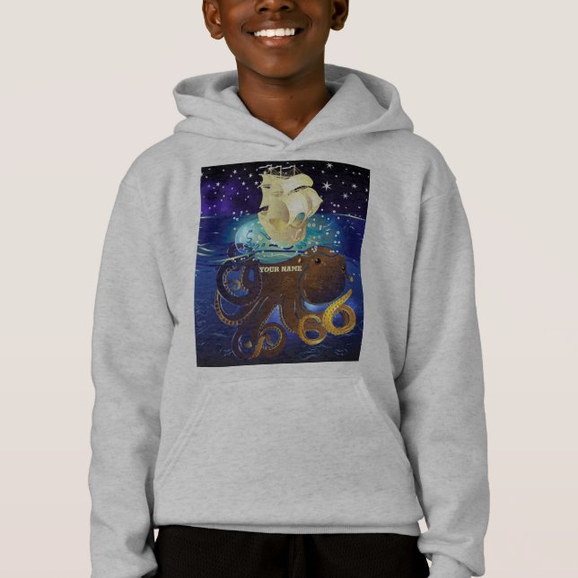 Camiseta Octopus Huge e Caravella (Frente)