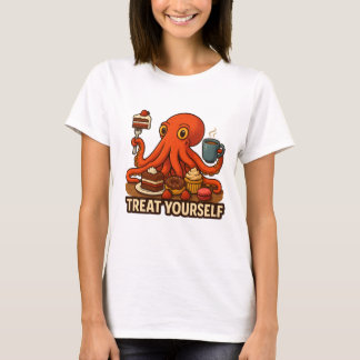 Camiseta Octopus indulgente em delícias doces