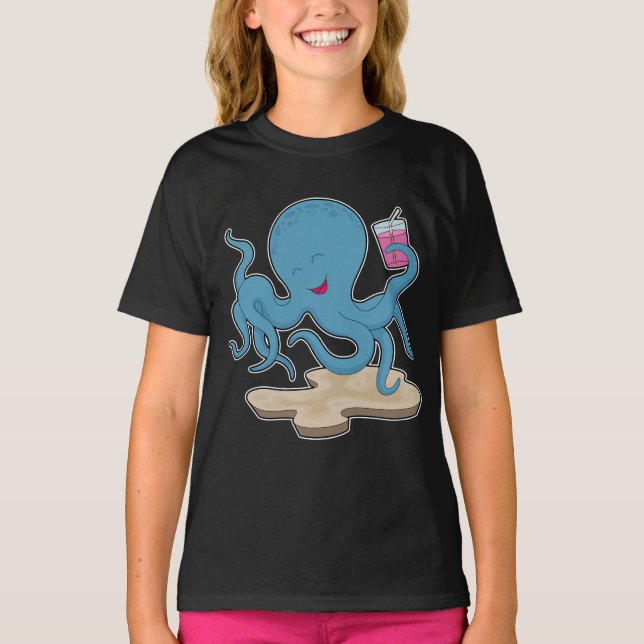 Camiseta Octopus Juice (Frente)