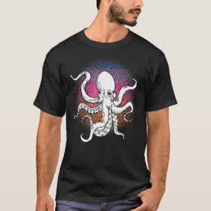 Camiseta Octopus Kraken Tentaggs Marine Biology Animal Octo
