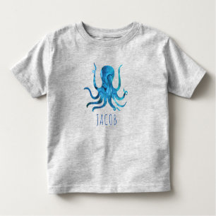 Camiseta Octopus Marine Kids Personalizados