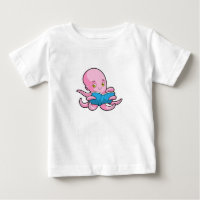 Octopus na leitura de um livro