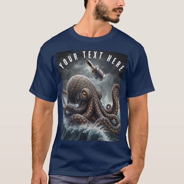 Camiseta Octopus Ocean Musician  (Frente)