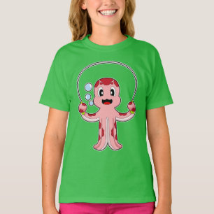 Camiseta Octopus Rope saltando corda