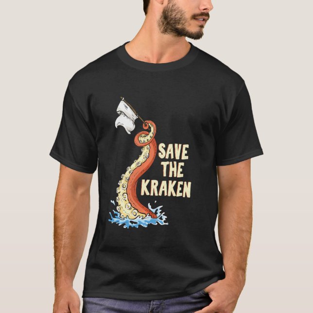 Camiseta Octopus Save The Kraken (Frente)