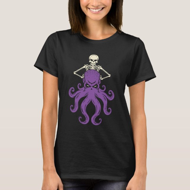 Camiseta Octopus Skeleton (Frente)